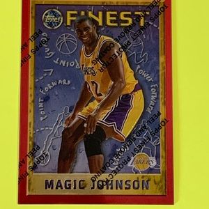 Magic Johnson, Lakers, Topps Finest